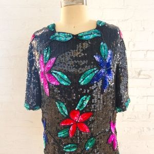 Vintage top flower